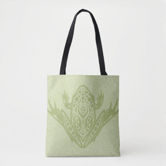Tribal Leopard Frog Tote Bag (Voorkant)