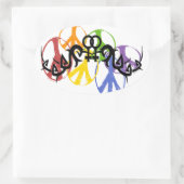 Tribal Lesbische Vredessymbolen Stickers (Tas)