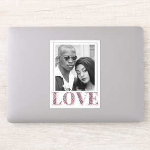 Tribal Liefde Typografie  Foto Sticker