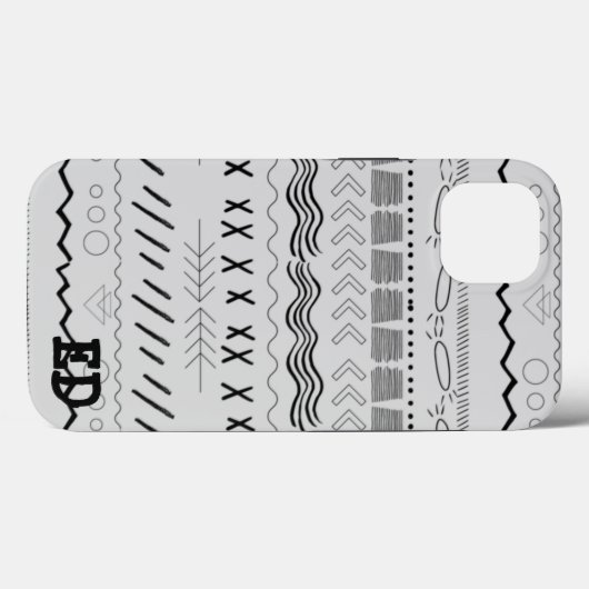 TRIBAL LINE (LG) Hoesje-Mate iPhone CASE (Achterkant (horizontaal))