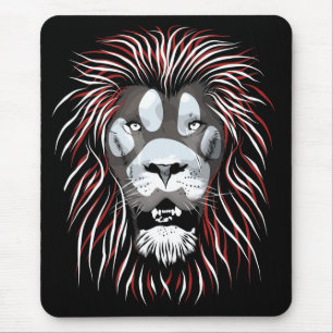 Tribal Lion Face Muismat