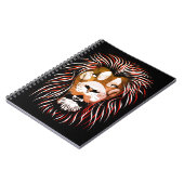 Tribal Lion Face Notitieboek (Linkerzijde)