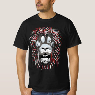 Tribal Lion Face T-shirt