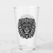 Tribal Lion Glas (Achterkant)