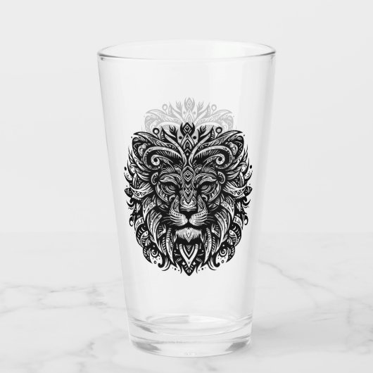 Tribal Lion Glas (Achterkant)