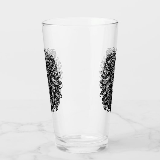 Tribal Lion Glas (Links)