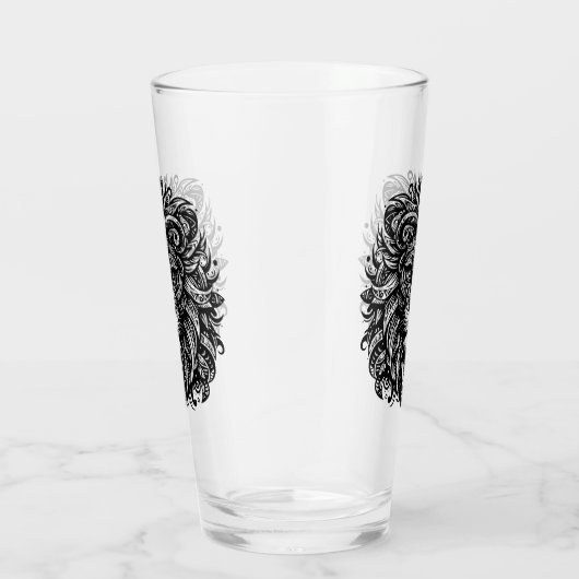 Tribal Lion Glas (Rechts)