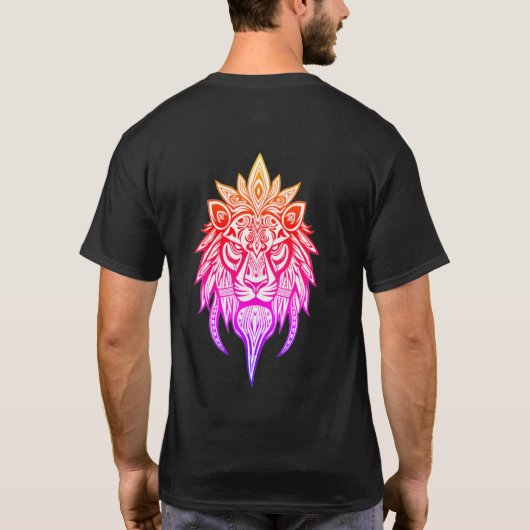 Tribal Lion Hunter T-shirt (Achterkant)