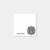Tribal Lion Naam toevoegen Post-it® Notes (Voorkant)