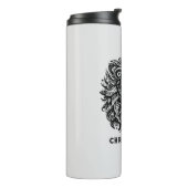 Tribal Lion Naam toevoegen Thermosbeker (Gedraaid links)