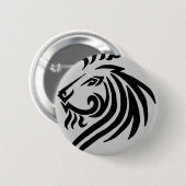TRIBAL LION RONDE BUTTON 5,7 CM (Voorkant /achterkant)