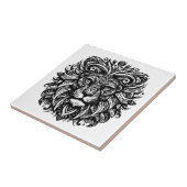 Tribal Lion Tegeltje (Zijkant)