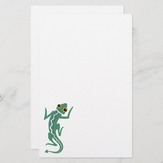 Tribal Lizard Briefpapier (Voorkant / Achterkant)