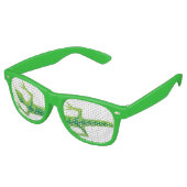 Tribal Lizard Green Retro Zonnebril (Gekanteld)