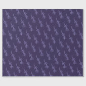 Tribal Lizard Mauve Pattern Cadeaupapier (Vlak)