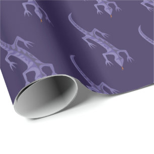 Tribal Lizard Mauve Pattern Cadeaupapier