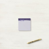 Tribal Lizard Mauve Post-it® Notes (Op bureau)