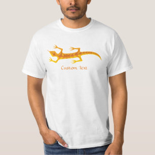 Tribal Lizard Oranje T-shirt
