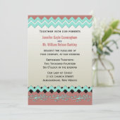 Tribal Lizards SouthWestern Weddenschap Kaart (Staand voorkant)