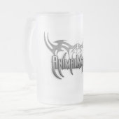 TRIBAL LOGO, 16 oz. Beer Glass Matglas Bierpul (Voorkant links)