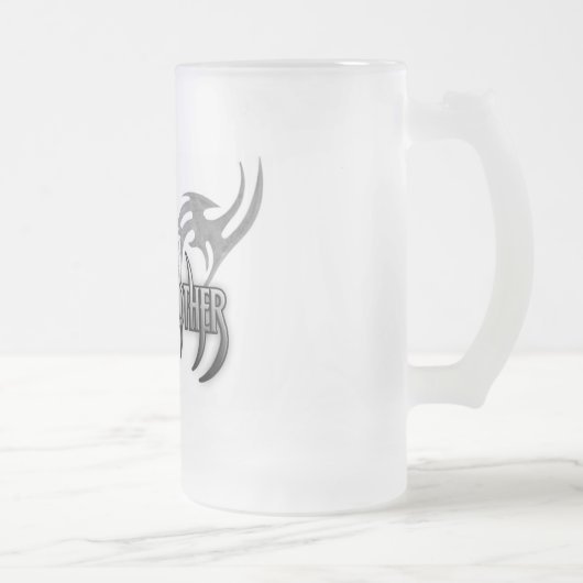 TRIBAL LOGO, 16 oz. Beer Glass Matglas Bierpul (Rechts)