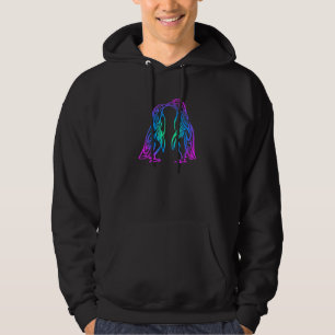 Tribal Loving Penguin Hawaii Polynesië Maori Hoodie