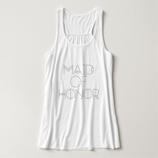 Tribal Maid of Honor | Huwelijksfeest| Tanktop (Design voorkant)