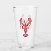 Tribal Maine Lobster Glas (Achterkant)