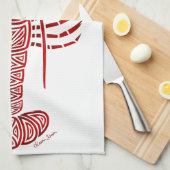 Tribal Maine Lobster Theedoek (Quarter Fold)