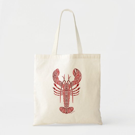 Tribal Maine Lobster Tote Bag (Voorkant)