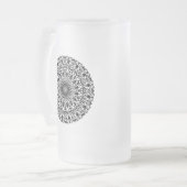 Tribal Mandala Matglas Bierpul (Voorkant links)