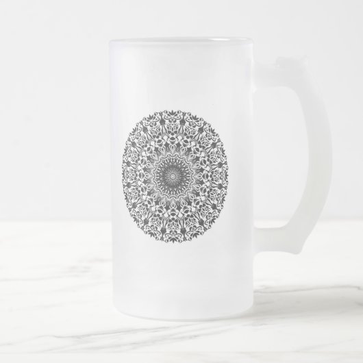 Tribal Mandala Matglas Bierpul (Rechts)