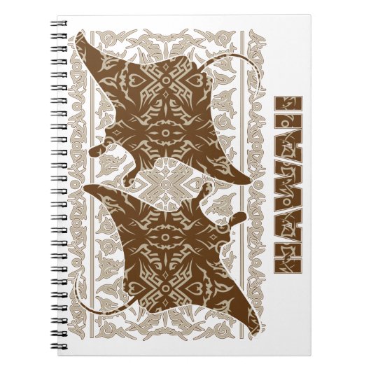 Tribal-Manta-Ray Notitieboek (Voorkant)