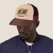 Tribal-Manta-Ray Trucker Pet (In situ)