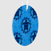 Tribal Maori Sun Turtle Ornament (voorkant)