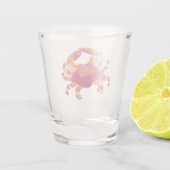 Tribal Marking Crab Shot Glass Glas (Achterkant)