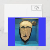 Tribal Mask CB Briefkaart (Voorkant / Achterkant)