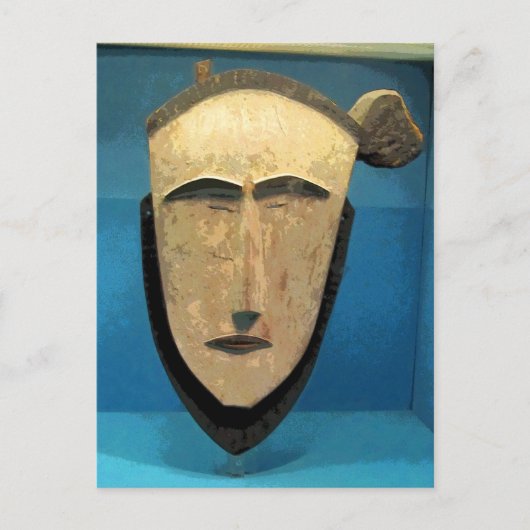 Tribal Mask CB Briefkaart (Voorkant)