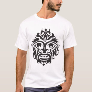 Tribal Mask - Heren Basic T-Shirt T-shirt