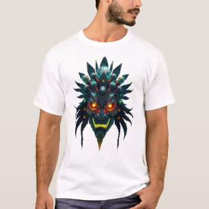 Tribal Mask met Celestial Crown T-shirt