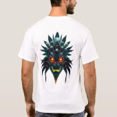 Tribal Mask met Celestial Crown T-shirt (Achterkant)