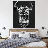 Tribal Masker Canvas Afdruk (Insitu (Slaapkamer))