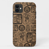 Tribal MAYA oud maskerpatroon 1 Case-Mate iPhone Case (Achterkant)