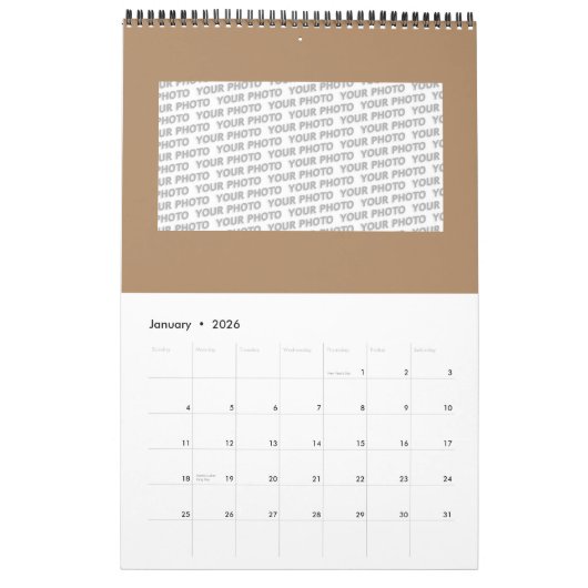 Tribal MAYA oud maskerpatroon 1 Kalender (Jan 2026)