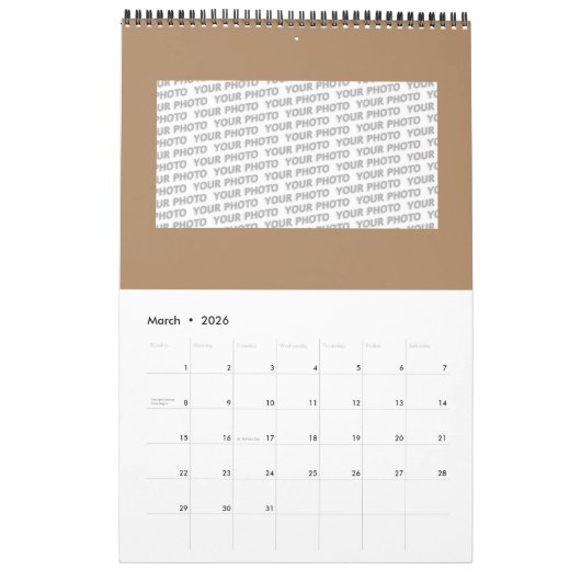 Tribal MAYA oud maskerpatroon 1 Kalender (Mar 2026)