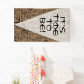 Tribal MAYA oud maskerpatroon 1 Spandoek (Insitu)
