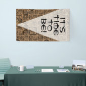 Tribal MAYA oud maskerpatroon 1 Spandoek (Beurs)
