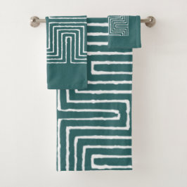 Tribal Maze Bad Handdoek
