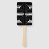 Tribal Maze Pan African Pattern Mud Cloth Handwaaier (Achterkant)