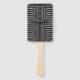 Tribal Maze Pan African Pattern Mud Cloth Handwaaier